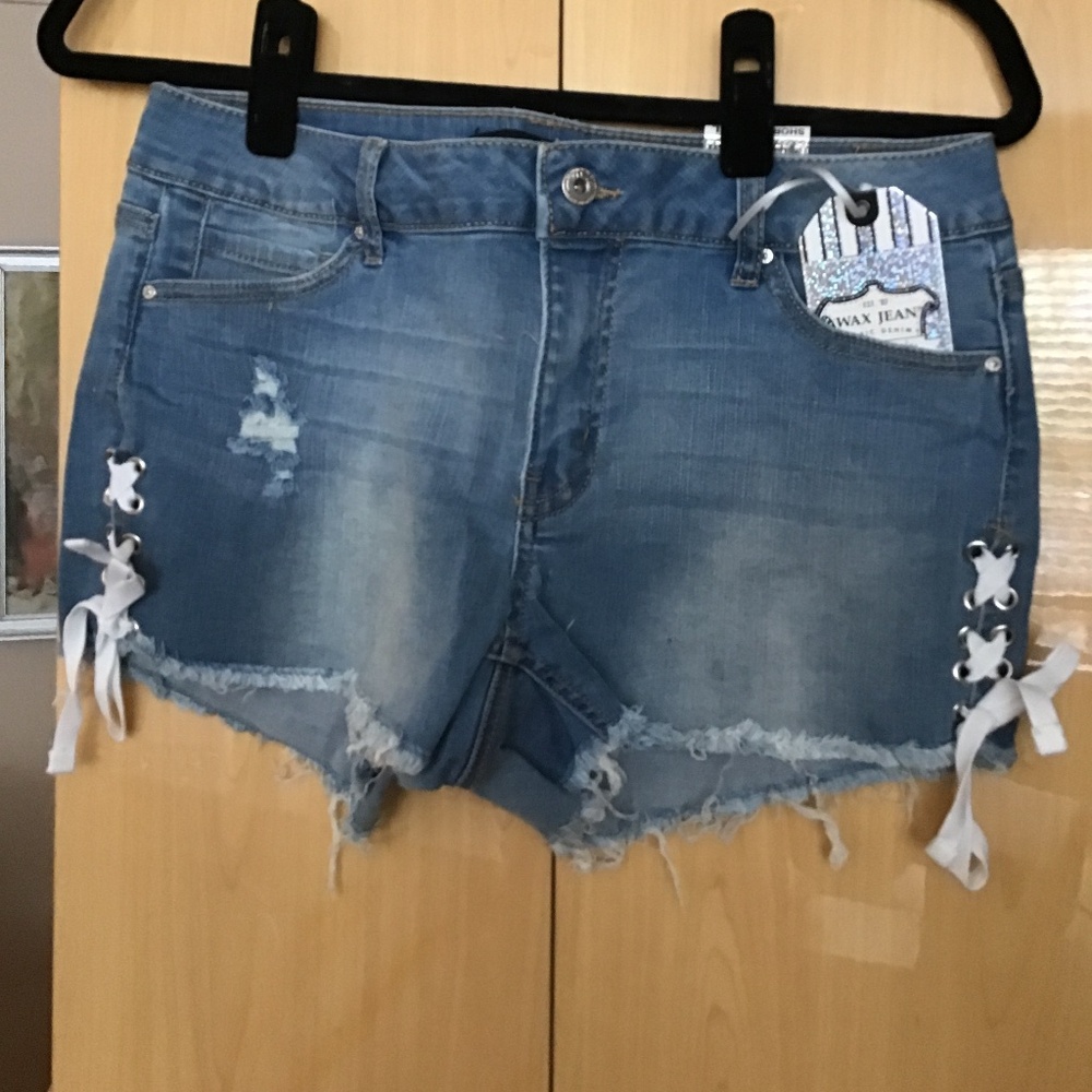 Denim shorts
